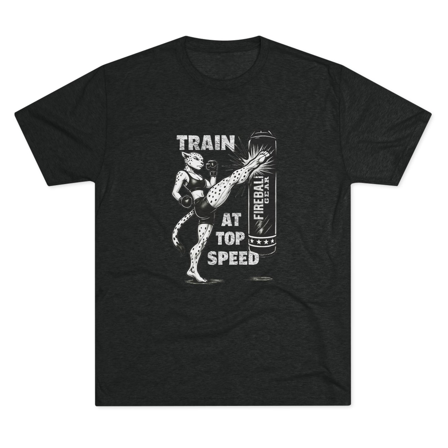 Beast Mode Serie - Train at Top Speed ​​Female - Unisex Triblend T-Shirt