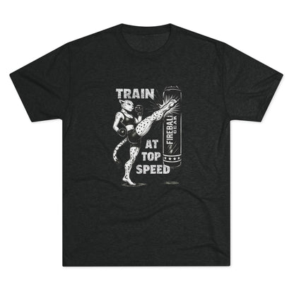Beast Mode Serie - Train at Top Speed ​​Female - Unisex Triblend T-Shirt