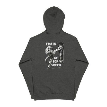 Beast Mode Series – Cheetah Kickboxing – Train at Top Speed – Fitness Zip-Up Lightweight Hoodie