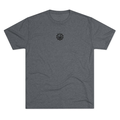 Fireball Gear - Flamme &amp; Ausrüstung zentriert - Schwarz - Unisex Triblend T-Shirt