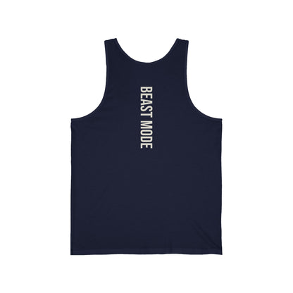 Beast Mode Series - Train Like a Beast, Rise Like a King - Fitness Jersey Tank Top