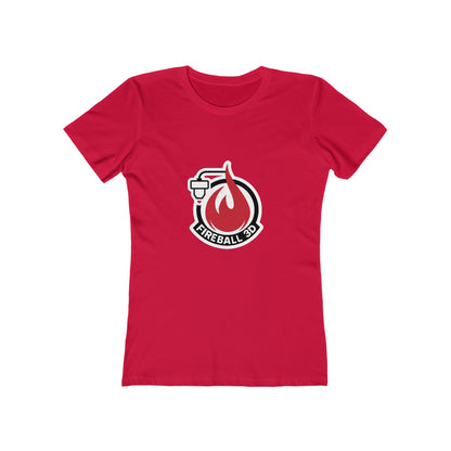 Fireball 3D Logo - Frauen Slim Fit T-Shirt
