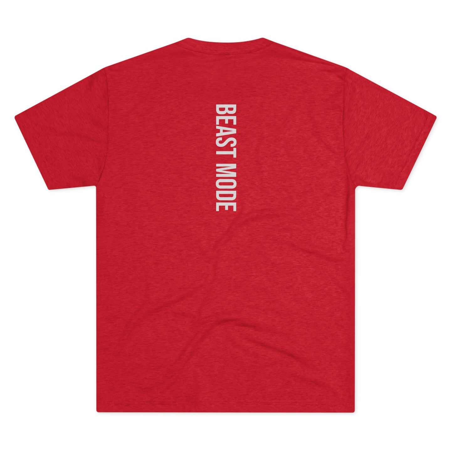 Serie Modo Bestia - Piel gruesa, cuádriceps más gruesos - Camiseta unisex de mezcla triple
