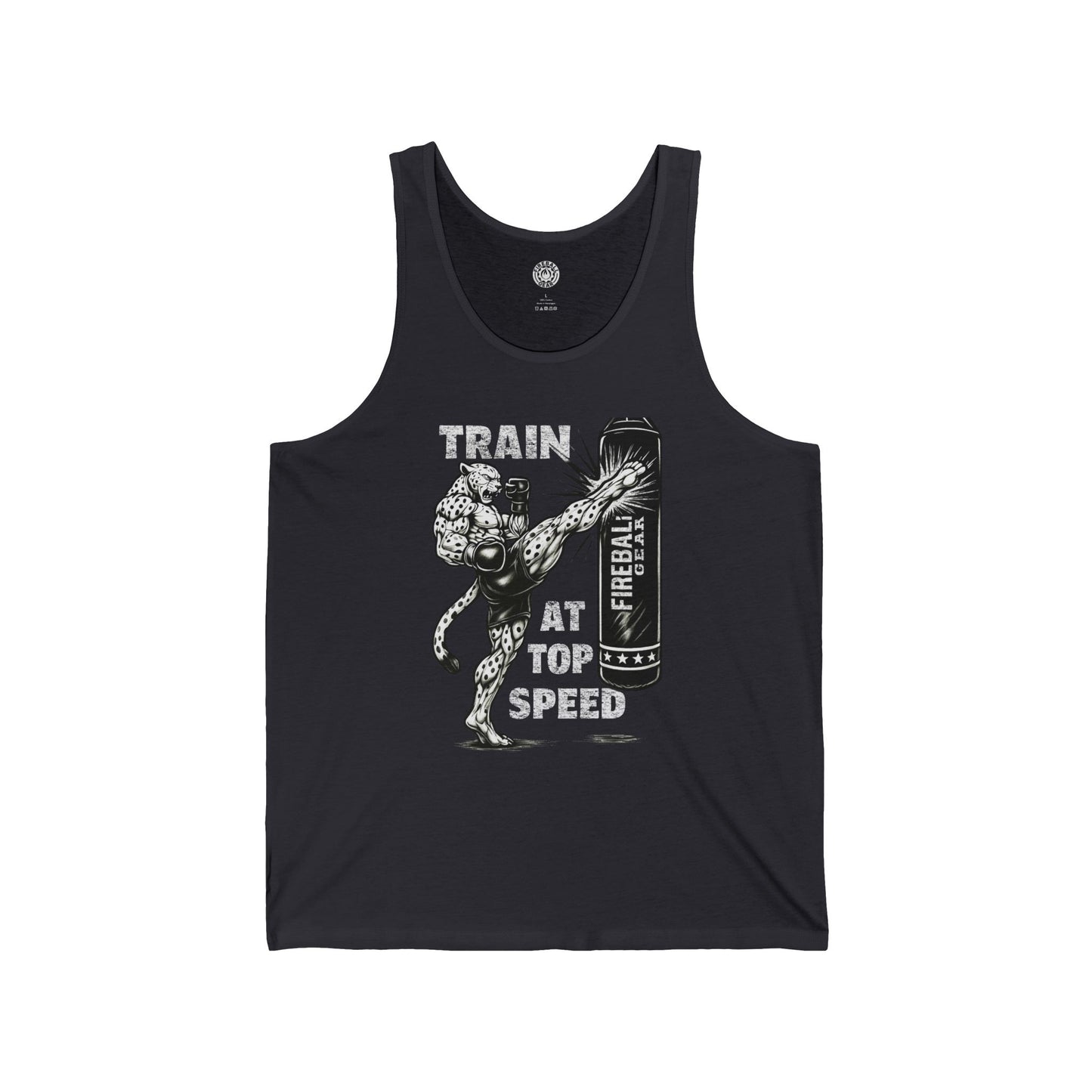 Serie Modo Bestia - Entrena a toda velocidad - Camiseta sin mangas unisex