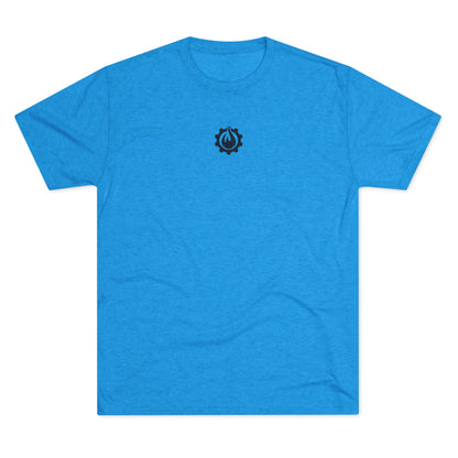 Fireball Gear - Flamme &amp; Ausrüstung zentriert - Schwarz - Unisex Triblend T-Shirt