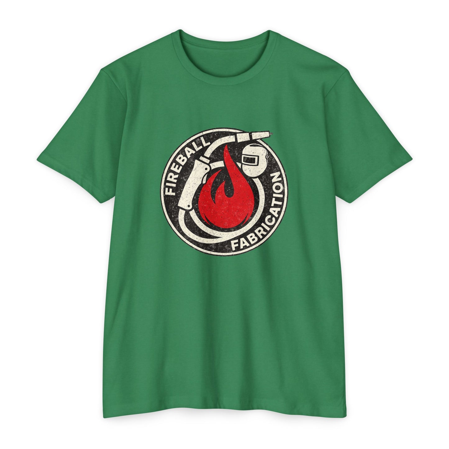Camiseta unisex desgastada de Fireball Fabrication