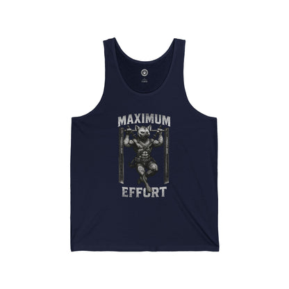 Beast Mode Series - Maximum Effort - Fitness Jersey Tank Top