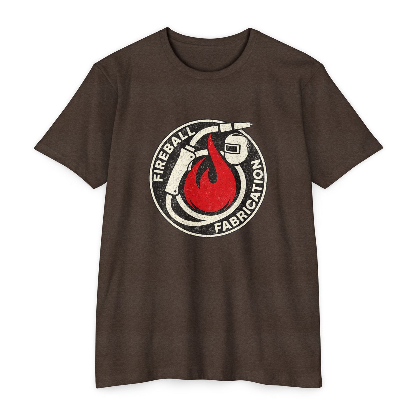 Camiseta unisex desgastada de Fireball Fabrication