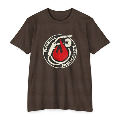 Camiseta unisex desgastada de Fireball Fabrication