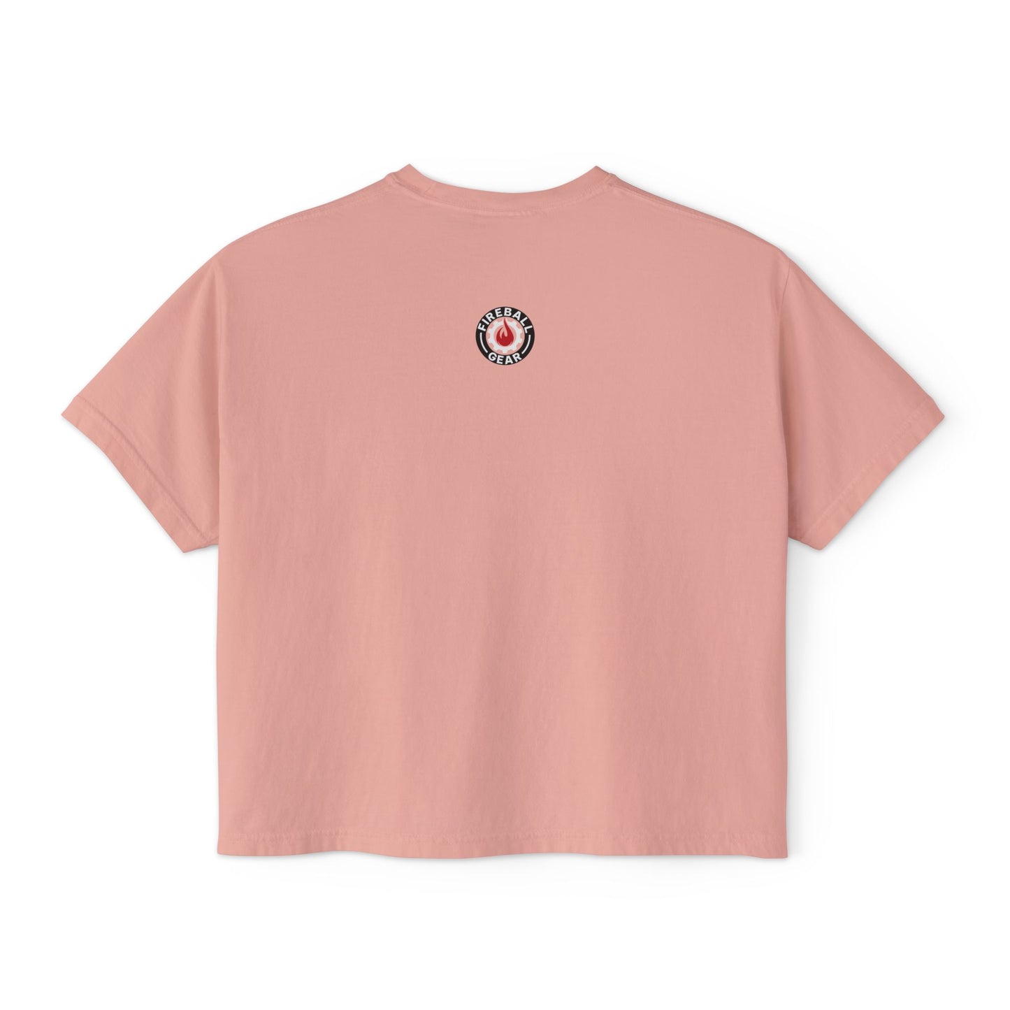 Camiseta cuadrada para mujer con el logotipo 3D de Fireball