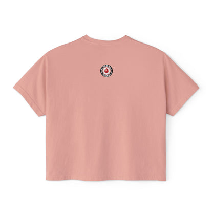 Camiseta cuadrada para mujer con el logotipo 3D de Fireball