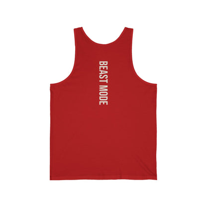 Beast Mode Series - Train Like a Beast, Rise Like a King - Fitness Jersey Tank Top