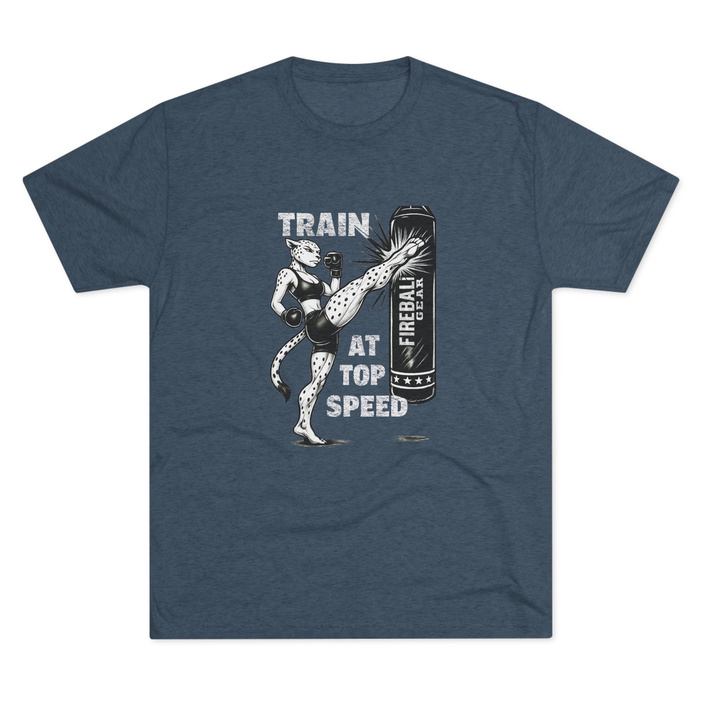 Beast Mode Serie - Train at Top Speed ​​Female - Unisex Triblend T-Shirt