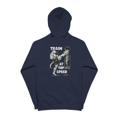 Beast Mode Series – Cheetah Kickboxing – Train at Top Speed – Fitness Zip-Up Lightweight Hoodie