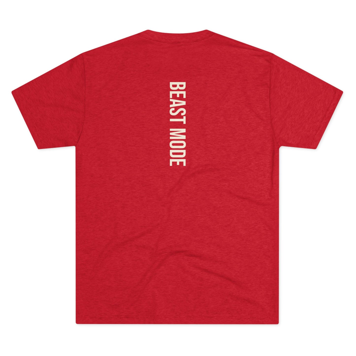 Serie Modo Bestia - Entrena como una bestia, asciende como un rey - Camiseta unisex de mezcla triple