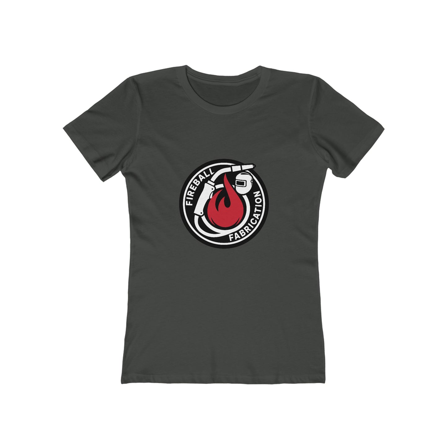 Fireball Fabrication Logo - Slim Fit T-Shirt für Frauen