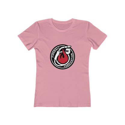 Fireball Fabrication Logo - Slim Fit T-Shirt für Frauen