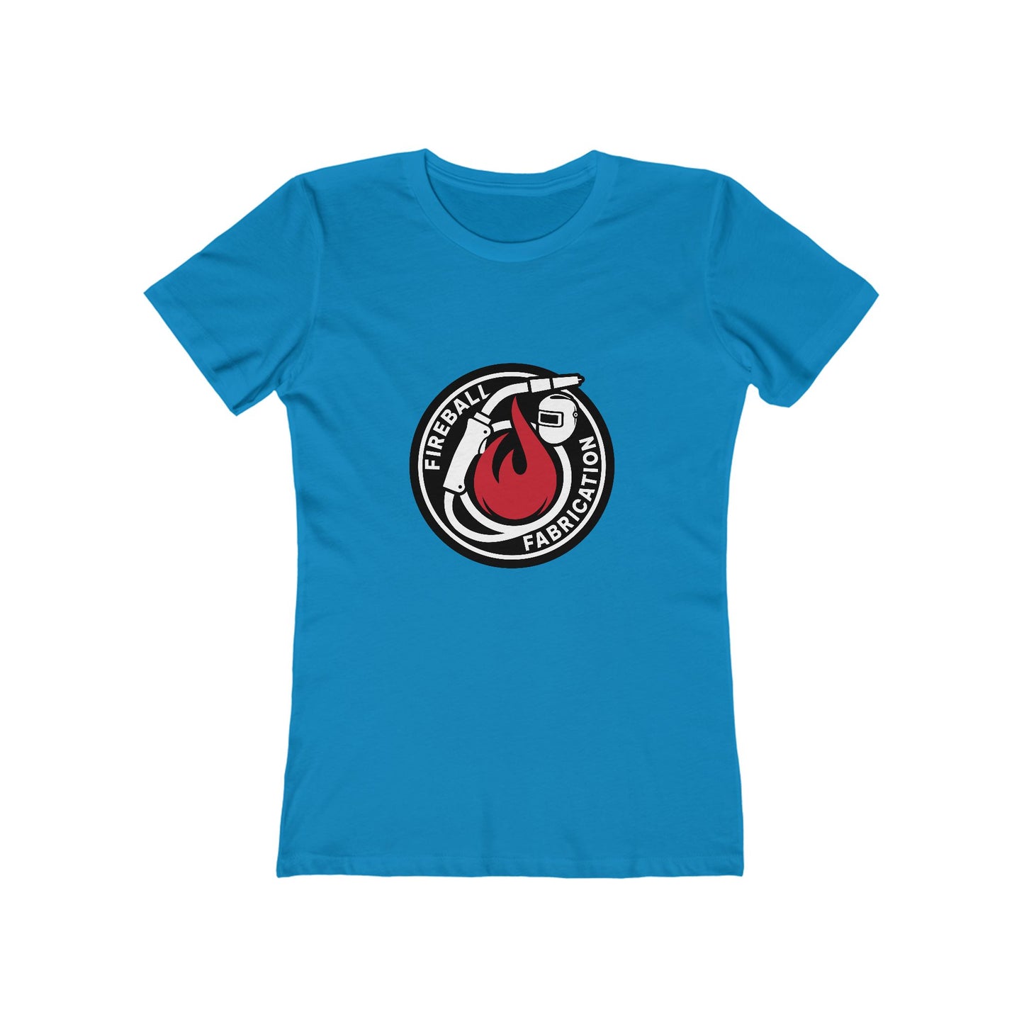 Fireball Fabrication Logo - Slim Fit T-Shirt für Frauen