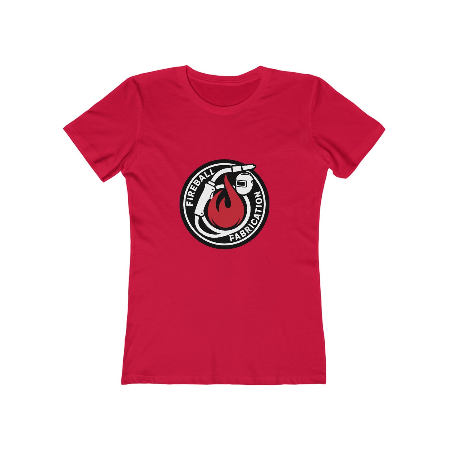 Fireball Fabrication Logo - Slim Fit T-Shirt für Frauen
