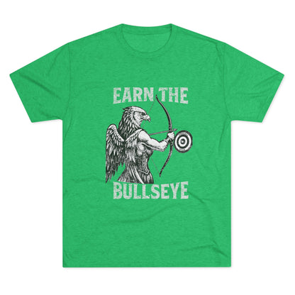 Beast Mode Series - Verdiene dir das Bullseye - Unisex Triblend T-Shirt
