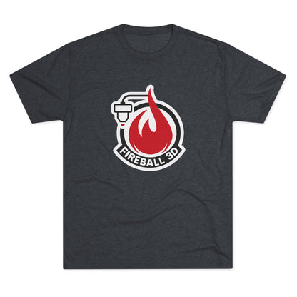 Fireball 3D - Brand Logo - Triblend T-shirt