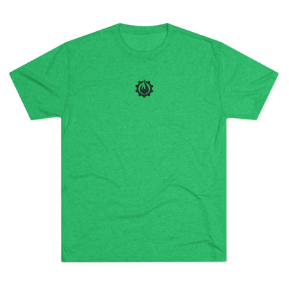 Fireball Gear - Flamme &amp; Ausrüstung zentriert - Schwarz - Unisex Triblend T-Shirt