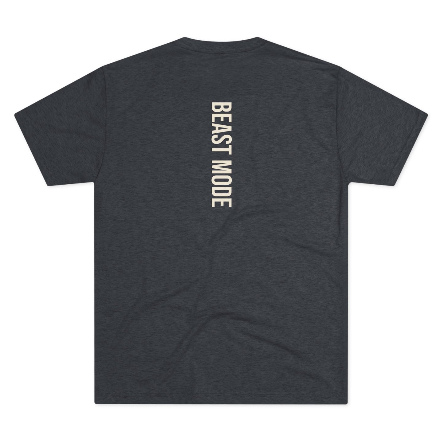 Serie Modo Bestia - Entrena como una bestia, asciende como un rey - Camiseta unisex de mezcla triple