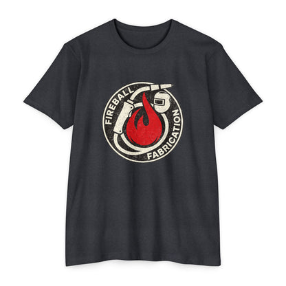 Camiseta unisex desgastada de Fireball Fabrication