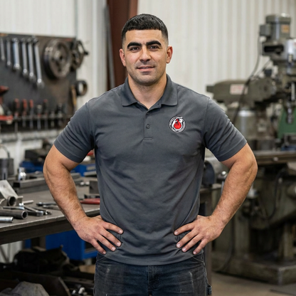 Fabricación de bolas de fuego - Camisa polo