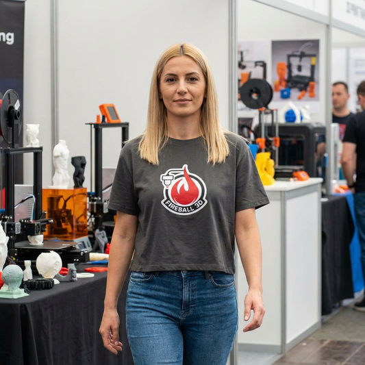 Fireball 3D Logo - Frauen T-Shirt