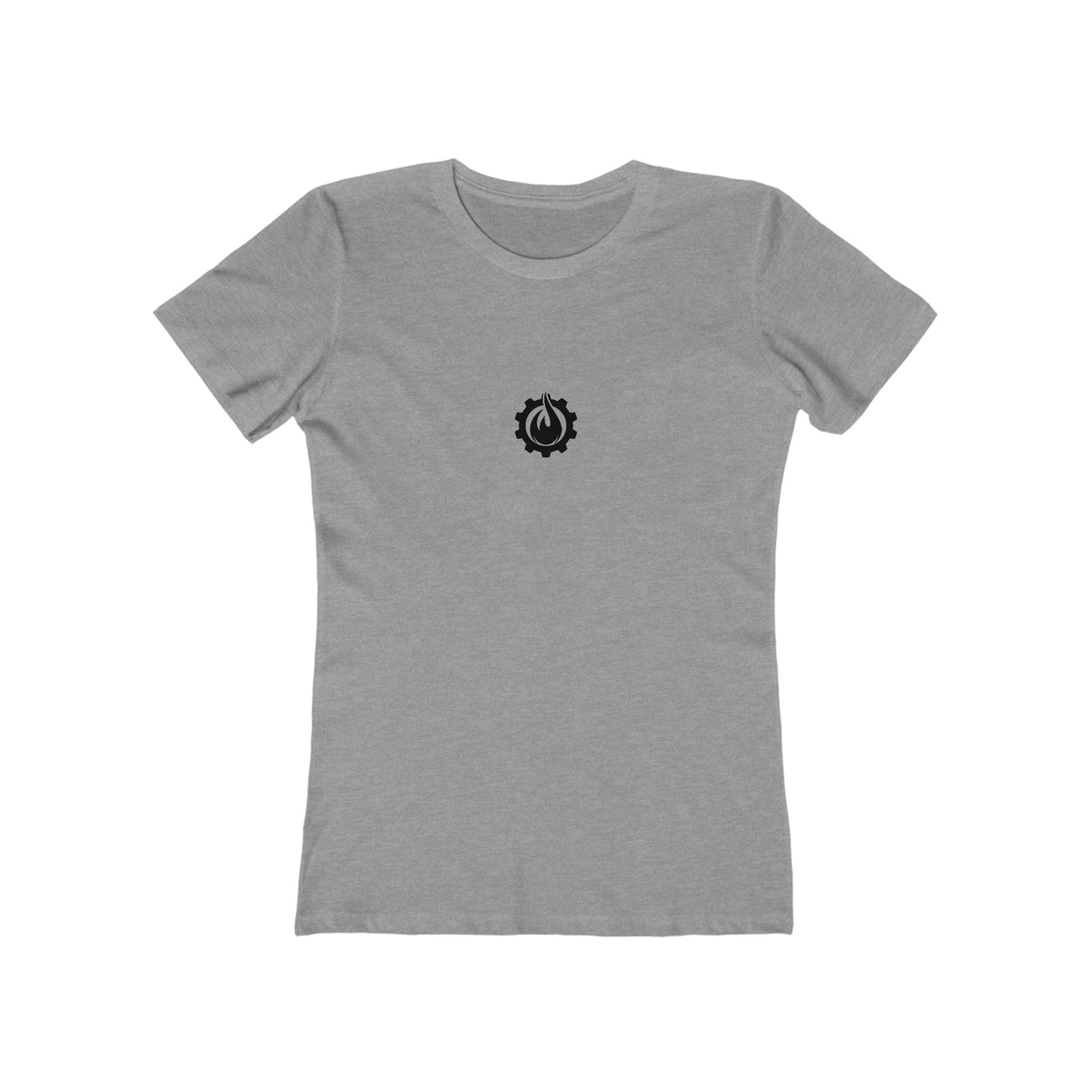 Fireball Gear - Flame &amp; Gear - Schwarz - Damen Slim Fit T-Shirt