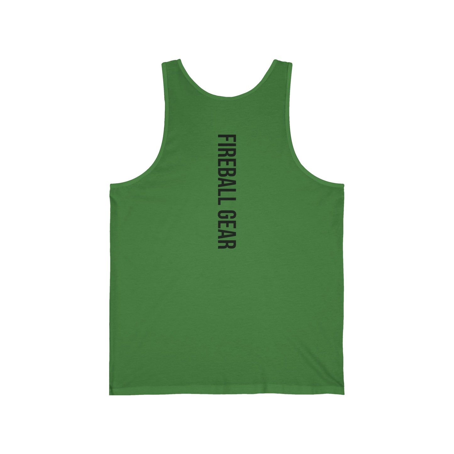 Fireball Gear – Flamme &amp; Ausrüstung – Schwarz – Unisex Jersey Tank Top
