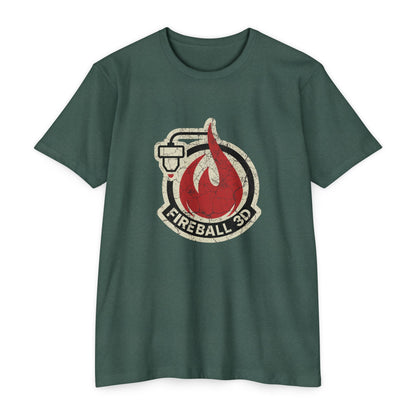 Feuerball 3D - Distressed - Unisex T-Shirt
