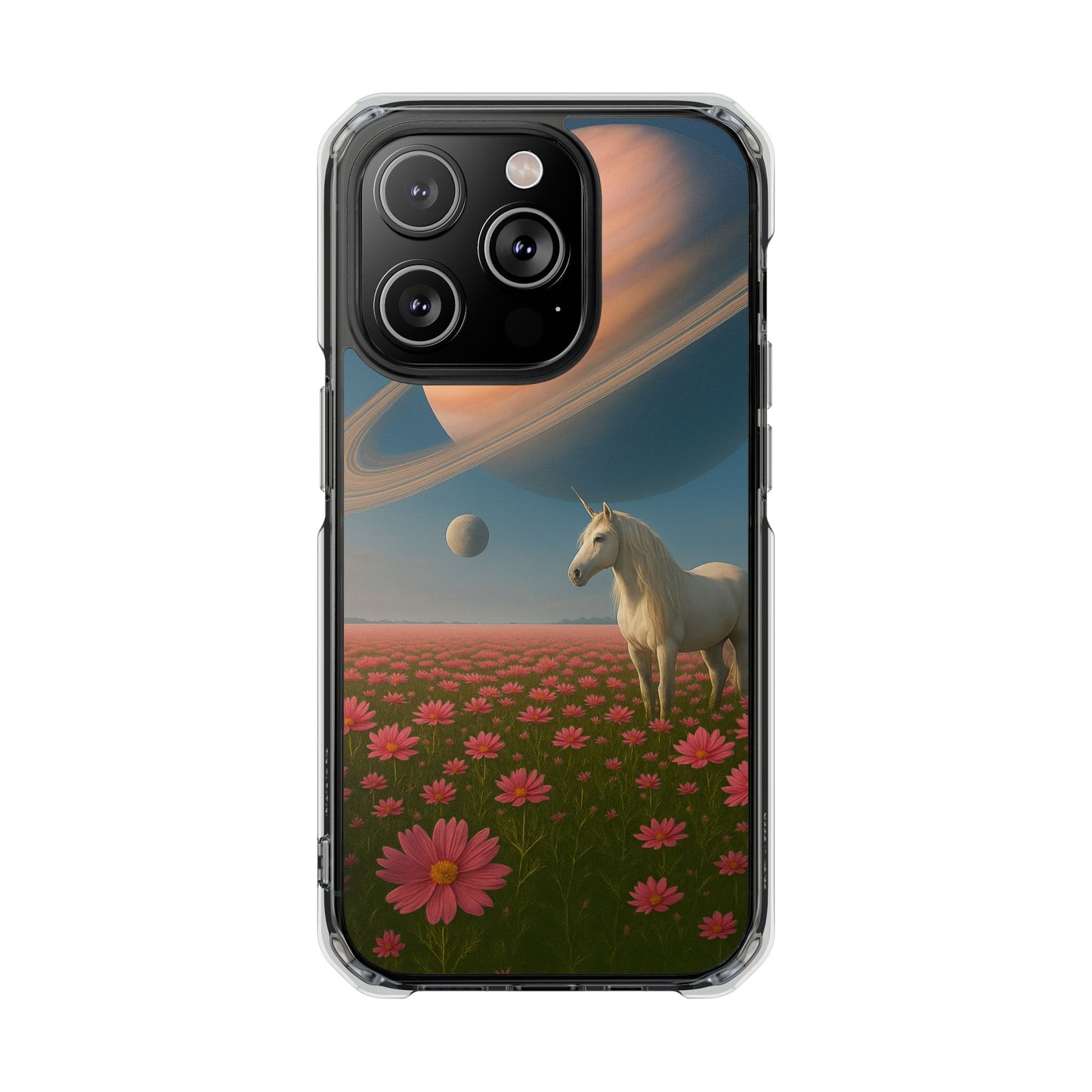 Cosmic Unicorn Dreamscape - Magnetic Clear Impact iPhone Cases