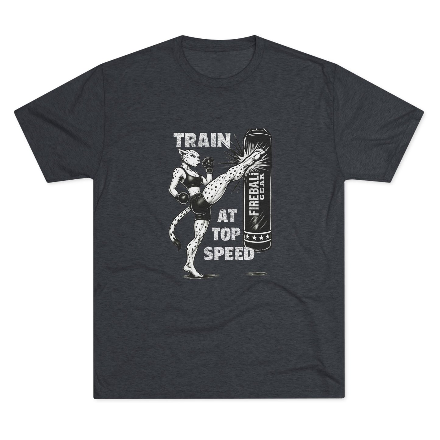Beast Mode Serie - Train at Top Speed ​​Female - Unisex Triblend T-Shirt