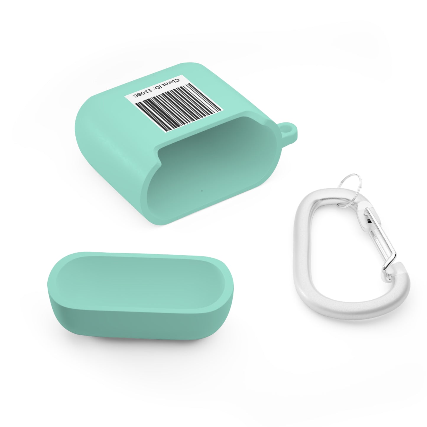 Beast Mode AirPods Case Cover – Black & Red Flame Gear – Personalized with Your Gym Barcode