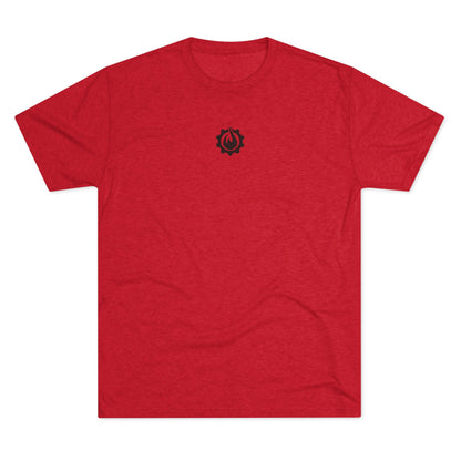Fireball Gear - Flamme &amp; Ausrüstung zentriert - Schwarz - Unisex Triblend T-Shirt