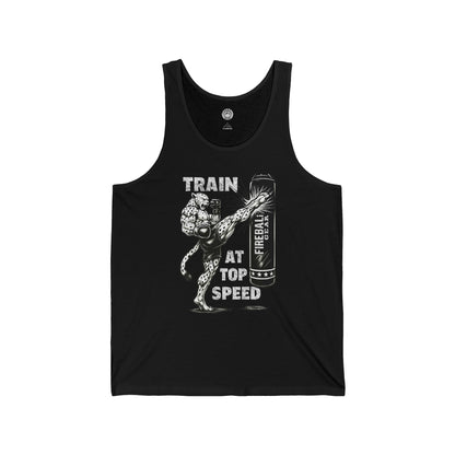 Serie Modo Bestia - Entrena a toda velocidad - Camiseta sin mangas unisex