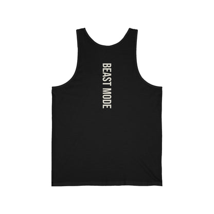 Beast Mode Series - Train Like a Beast, Rise Like a King - Fitness Jersey Tank Top
