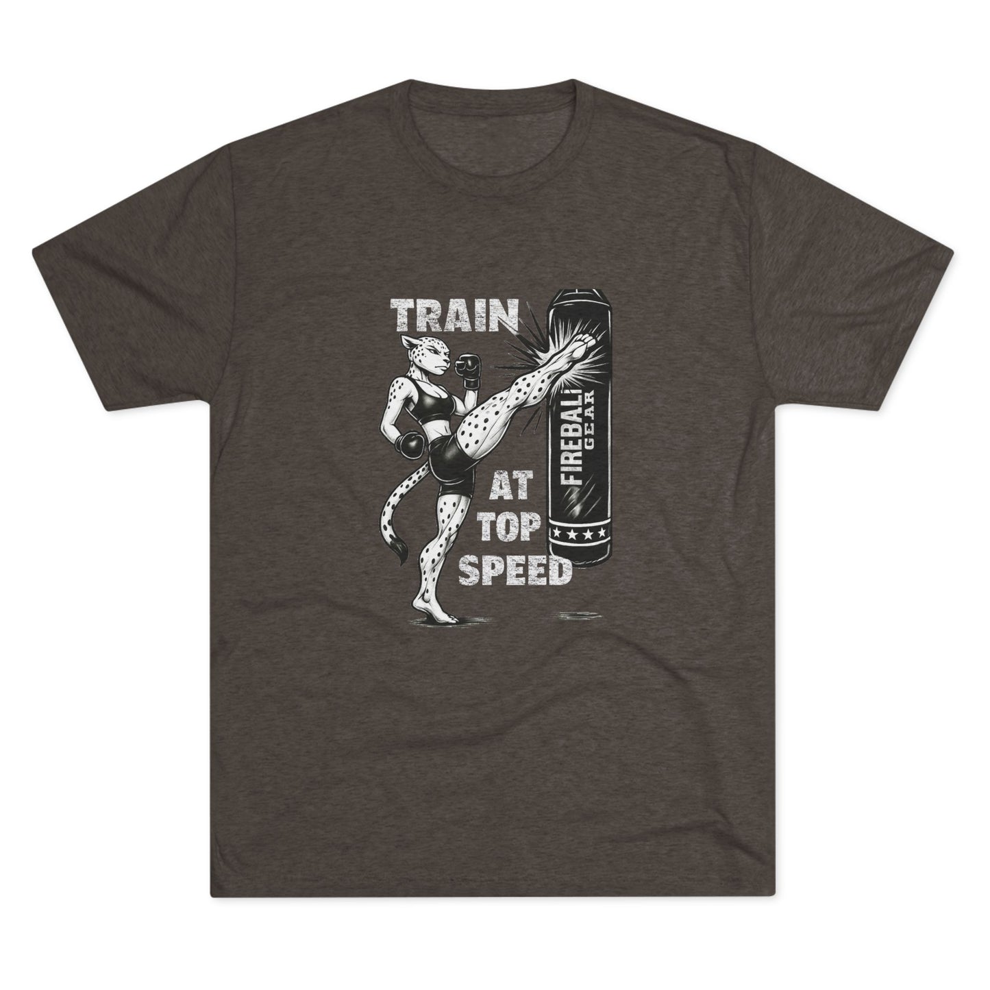 Beast Mode Serie - Train at Top Speed ​​Female - Unisex Triblend T-Shirt