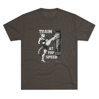 Beast Mode Serie - Train at Top Speed ​​Female - Unisex Triblend T-Shirt
