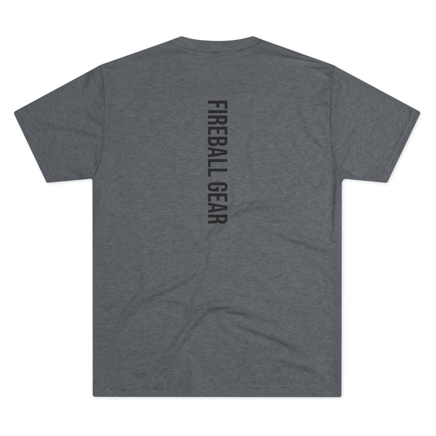 Fireball Gear - Flamme &amp; Ausrüstung zentriert - Schwarz - Unisex Triblend T-Shirt