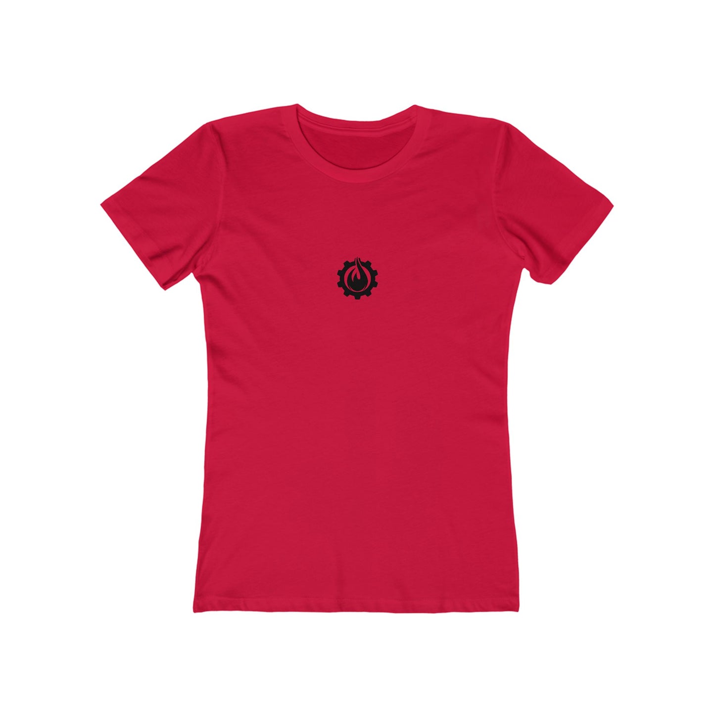 Fireball Gear - Flame &amp; Gear - Schwarz - Damen Slim Fit T-Shirt