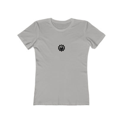 Fireball Gear - Flame &amp; Gear - Schwarz - Damen Slim Fit T-Shirt