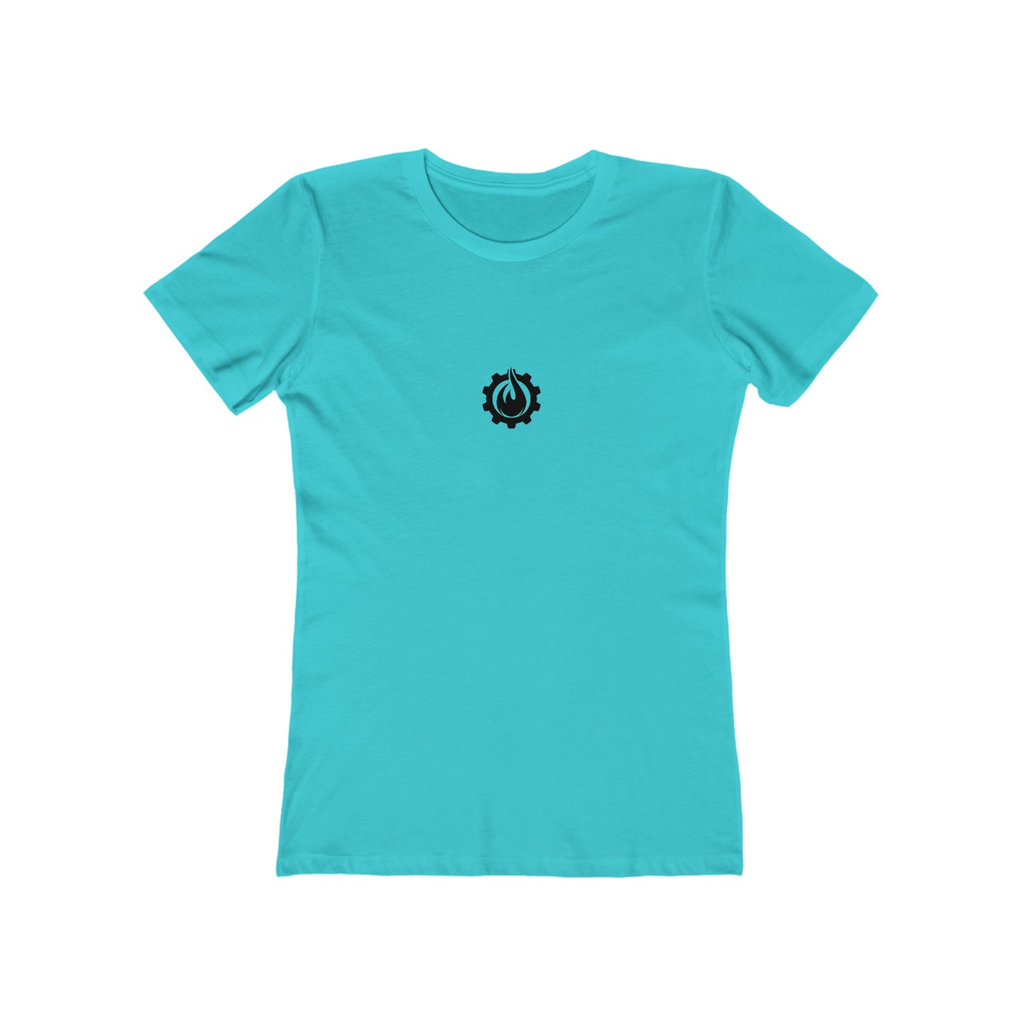 Fireball Gear - Flame &amp; Gear - Schwarz - Damen Slim Fit T-Shirt