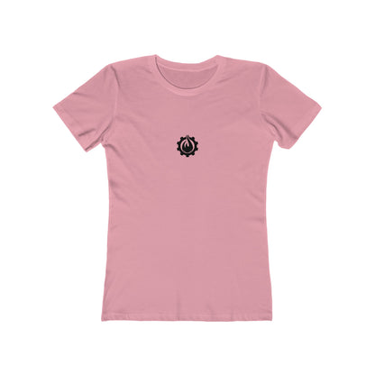Fireball Gear - Flame &amp; Gear - Schwarz - Damen Slim Fit T-Shirt