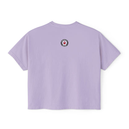 Camiseta cuadrada para mujer con el logotipo 3D de Fireball
