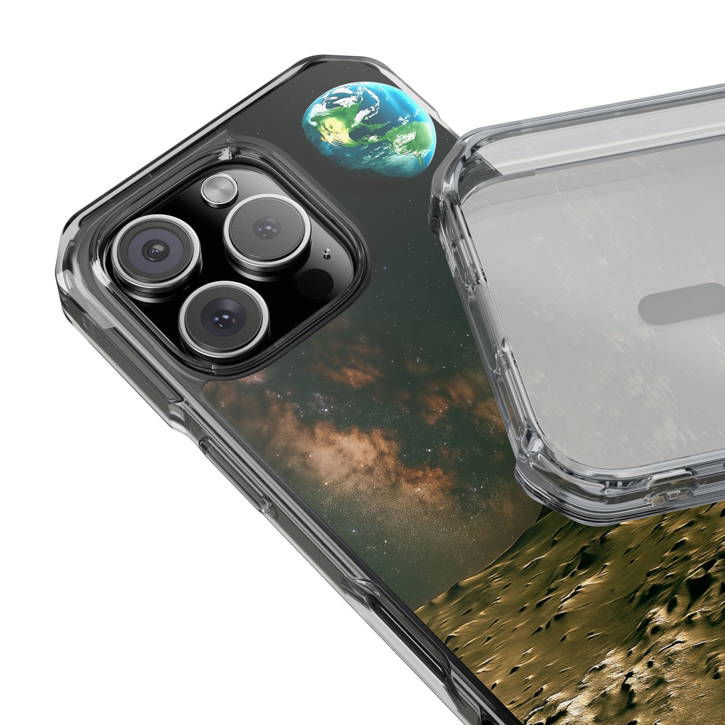 Standing on the Moon – Magnetische, durchsichtige iPhone-Hüllen