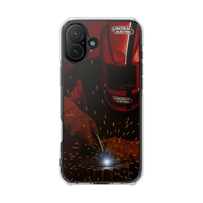 Lincoln Welder - Magnetic Clear Impact iPhone Cases