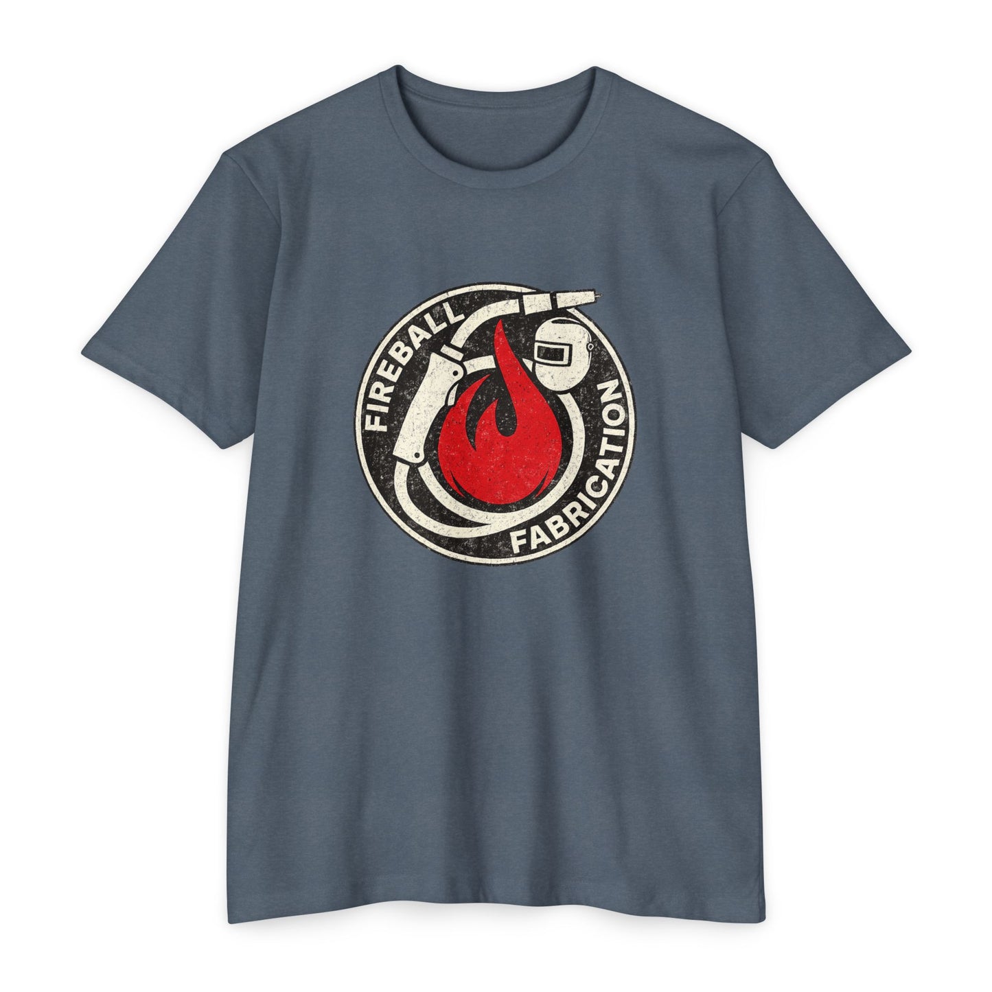 Camiseta unisex desgastada de Fireball Fabrication
